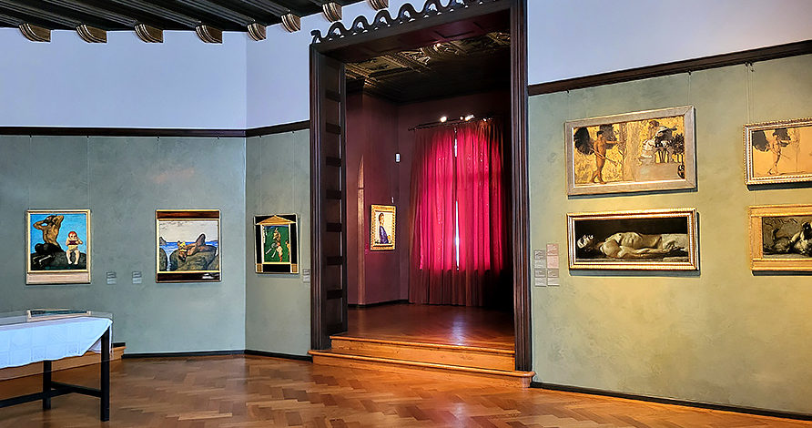 Historische Räume im Museum Villa Stuck in München