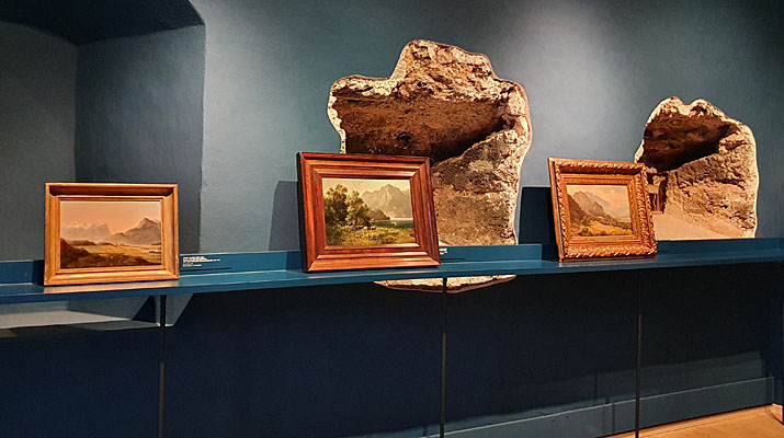 Ausstellung von Gemälden im Schlossmuseum Murnau