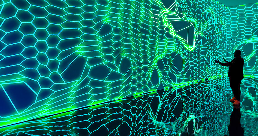 Ausstellung Miguel Chevalier in der Hypo Kunsthalle in München