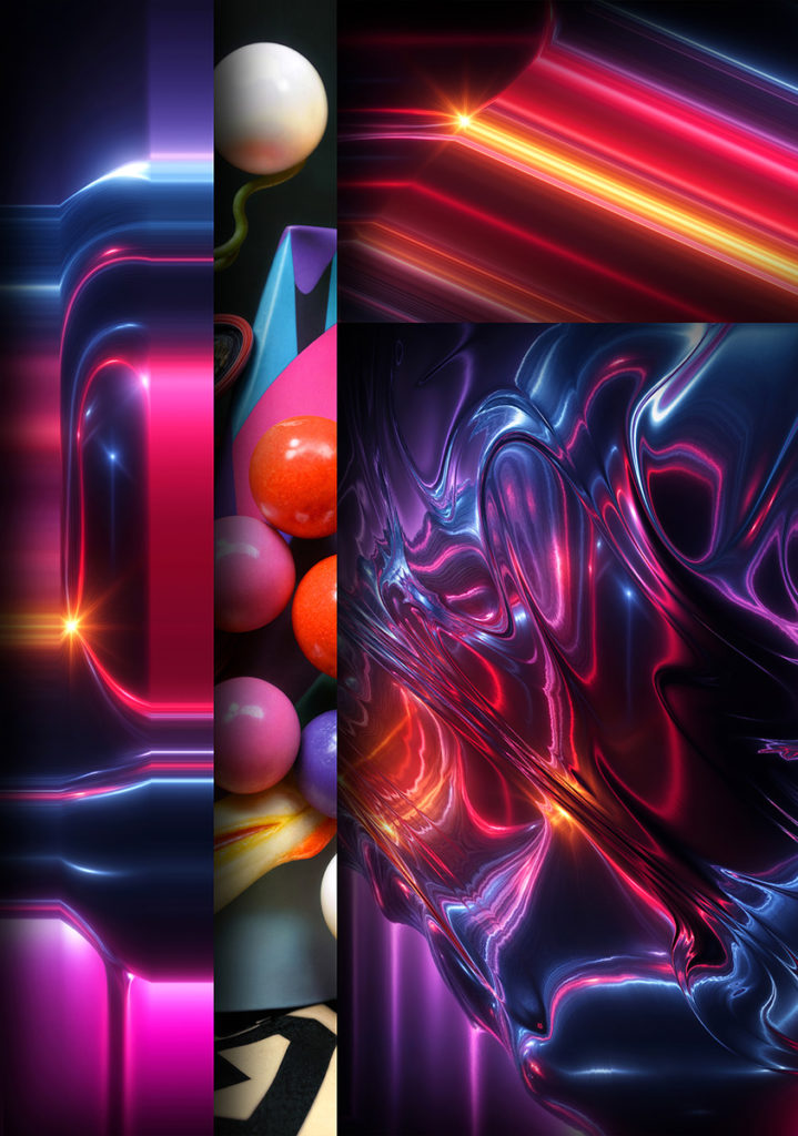 Kunst von Betty Mü in der Ausstellung Visual Drift – Zwischen Pixel und Oberfläche im Münchner Künstlerhaus