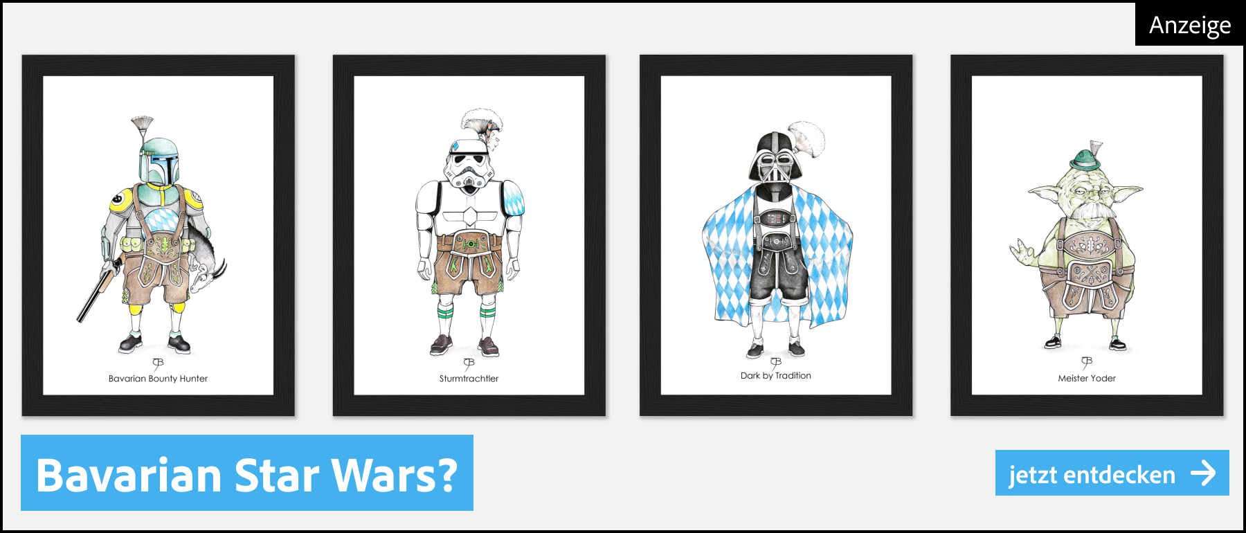 Star Wars Kunstdrucke und Bilder