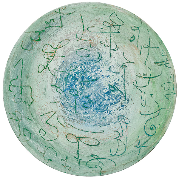 Tondo von Anja Verbeek von Loewis in der Ausstellung RADIANCE im Münchner Künstlerhaus