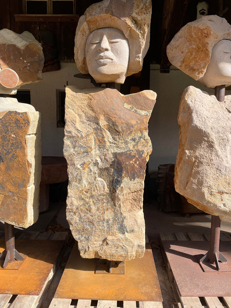 Skulpturen aus dem Fragmente Zyklus von Martin Wiese