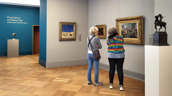Tierbronzen in der Sonderausstellung in der Alten Pinakothek in München