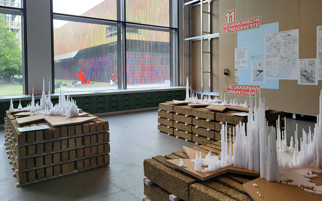 Ausstellungsräume im Architekturmuseum der TU München in der Pinakothek der Moderne