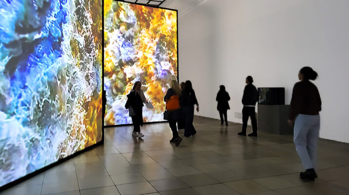 Ausstellung "Steina - Playback" im Haus der Kunst in München